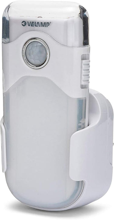 Velamp Night Guard - Linterna de emergencia automática con función luz de cortesía y detector de movimiento - LED - Ideal para pasillos, escaleras, dormitorios, salones y blancos
